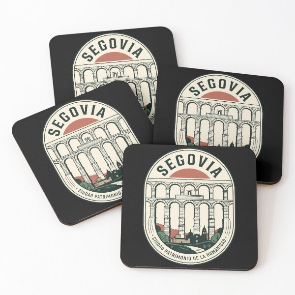 Item preview, Segovia Spain Roman Aqueduct Vintage Travel Emblem designed and sold by k3rstman1.
