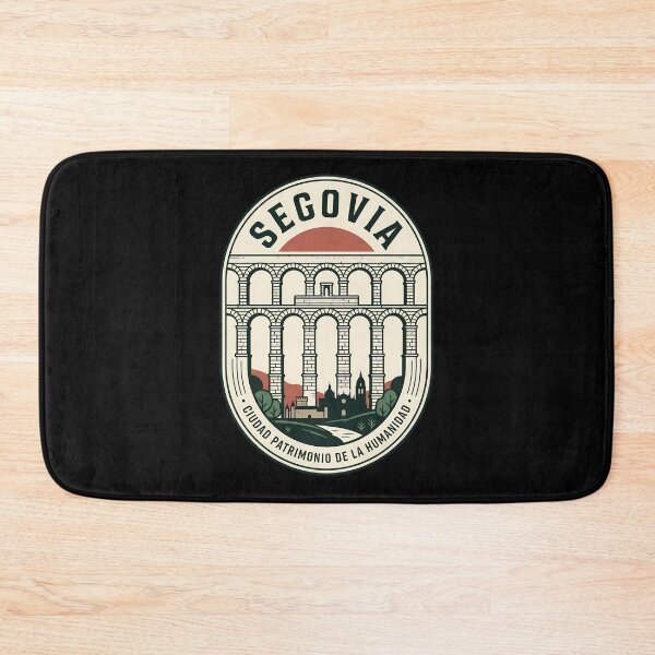 Item preview, Segovia Spain Roman Aqueduct Vintage Travel Emblem designed and sold by k3rstman1.