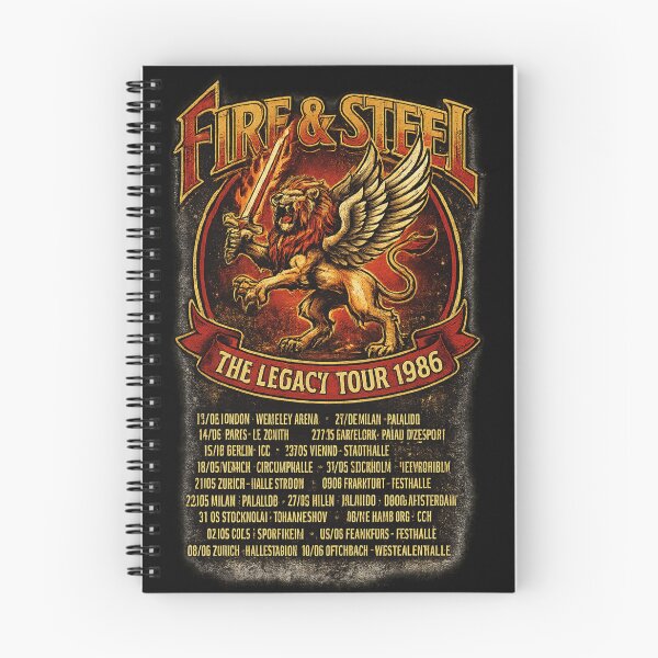Item preview, FIRE & STEEL THE LEGACY TOUR 1986 designed and sold by playback63.