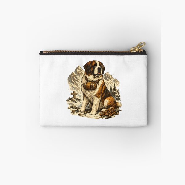 Item preview, Saint Bernard in the snowy Alps designed and sold by Daily Quirk.