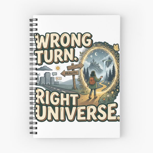 Item preview, Wrong Turn Right Universe Fantasy Portal designed and sold by WonderLayer.