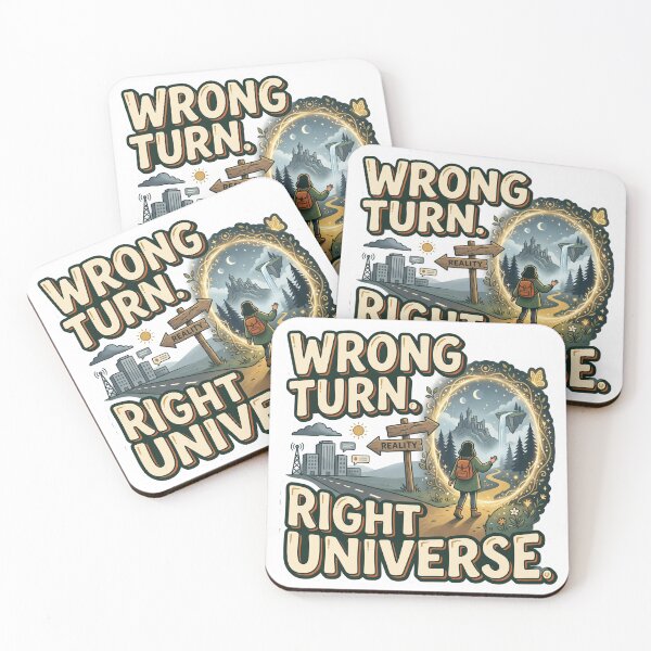 Item preview, Wrong Turn Right Universe Fantasy Portal designed and sold by WonderLayer.