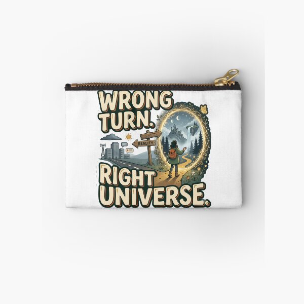 Item preview, Wrong Turn Right Universe Fantasy Portal designed and sold by WonderLayer.