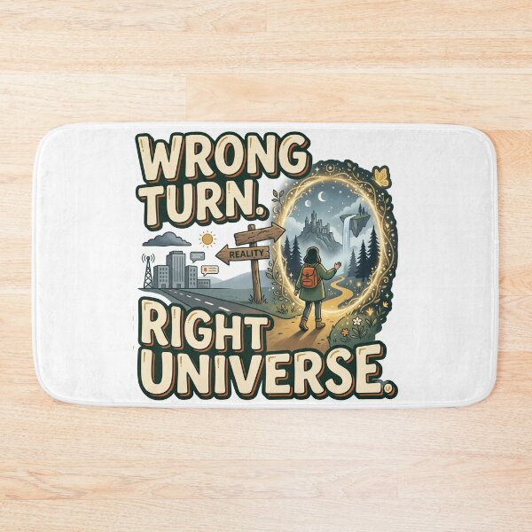 Item preview, Wrong Turn Right Universe Fantasy Portal designed and sold by WonderLayer.
