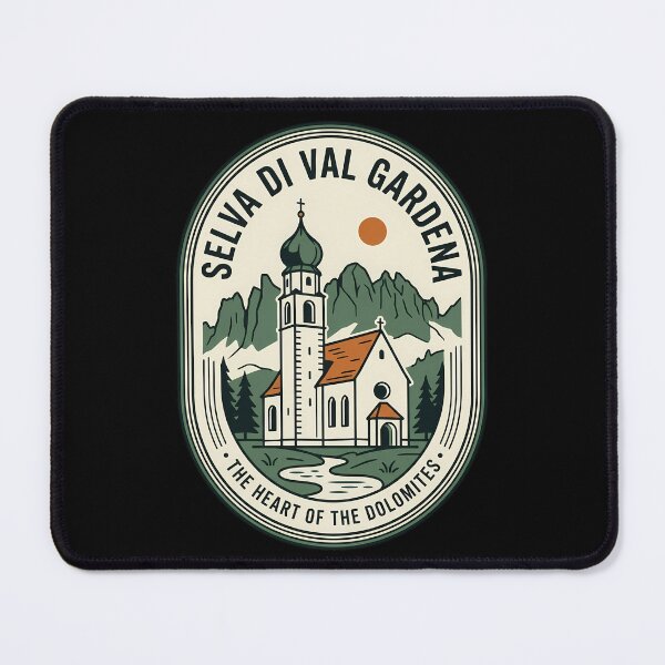 Item preview, Selva Di Val Gardena Vintage Travel Emblem Dolomites designed and sold by k3rstman1.