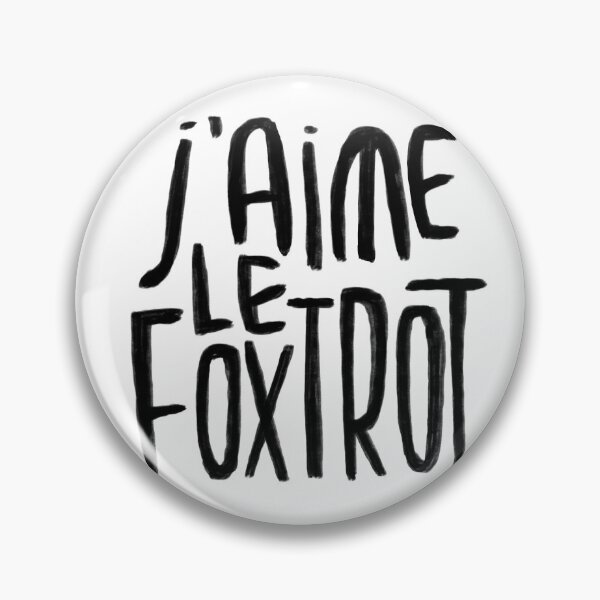 Item preview, J‘aime le foxtrot, Dance typography  designed and sold by danceink.