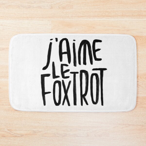 Item preview, J‘aime le foxtrot, Dance typography  designed and sold by danceink.