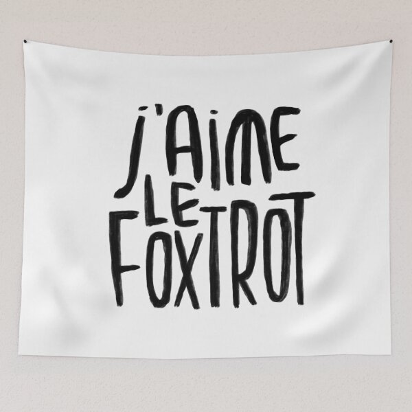 Item preview, J‘aime le foxtrot, Dance typography  designed and sold by danceink.