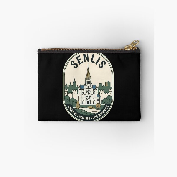 Item preview, Senlis France Medieval City Vintage Travel Emblem designed and sold by k3rstman1.