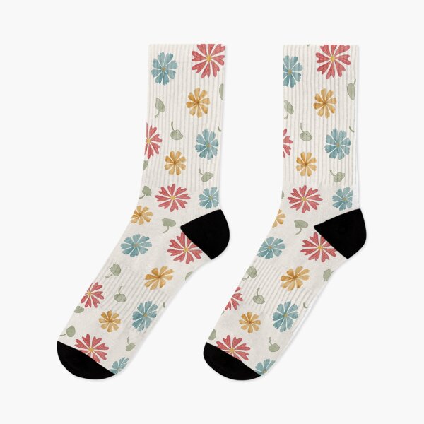 Aperçu de l'œuvre Parade des Prairies | Motif floral sans couture dessiné à la main créée et vendue par WEBiC-ART Creative Studio.