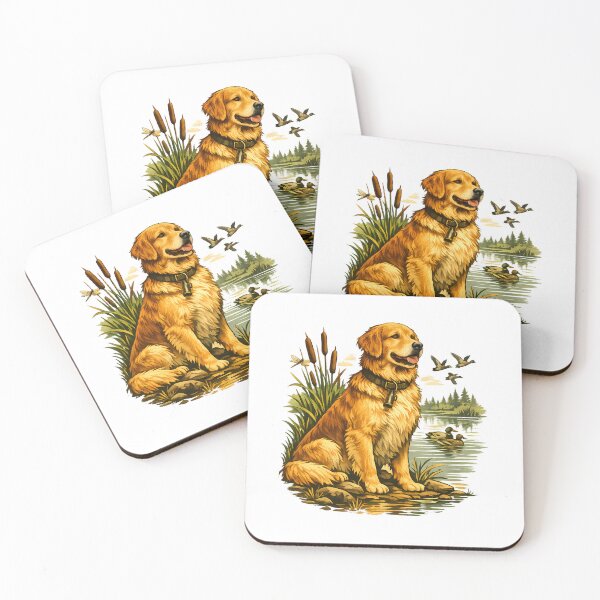 Item preview, Retriever near a wetland designed and sold by Daily Quirk.