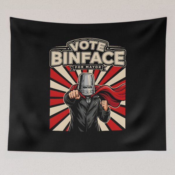 Item preview, Vote Binface Election Humor with Funny Political Style designed and sold by Redgiant87x.