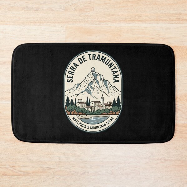 Item preview, Serra De Tramuntana Mallorca Vintage Travel Emblem designed and sold by k3rstman1.