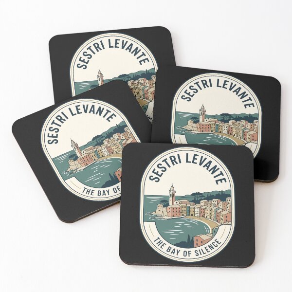 Item preview, Sestri Levante Bay of Silence Vintage Travel Emblem designed and sold by k3rstman1.