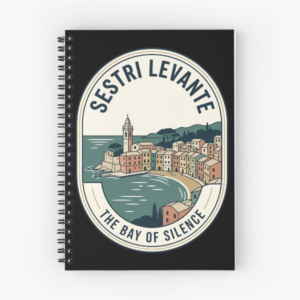 Item preview, Sestri Levante Bay of Silence Vintage Travel Emblem designed and sold by k3rstman1.