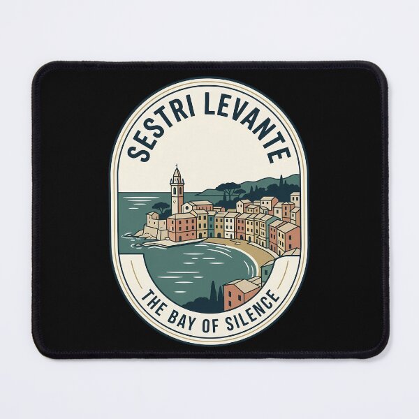 Item preview, Sestri Levante Bay of Silence Vintage Travel Emblem designed and sold by k3rstman1.
