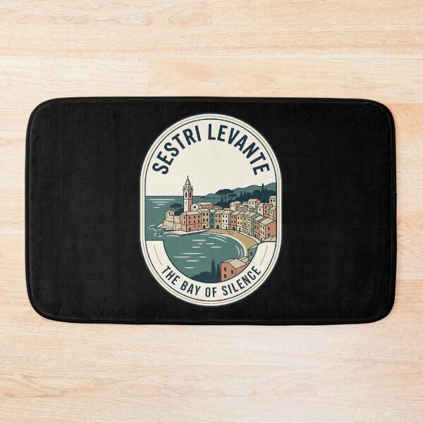 Item preview, Sestri Levante Bay of Silence Vintage Travel Emblem designed and sold by k3rstman1.