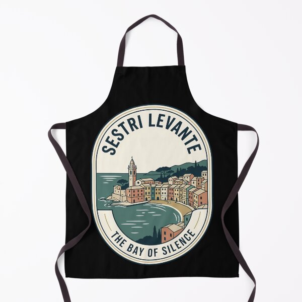 Item preview, Sestri Levante Bay of Silence Vintage Travel Emblem designed and sold by k3rstman1.