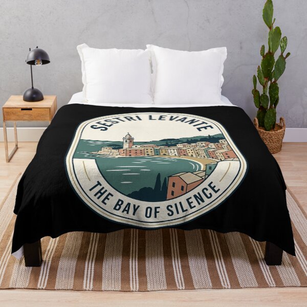 Item preview, Sestri Levante Bay of Silence Vintage Travel Emblem designed and sold by k3rstman1.