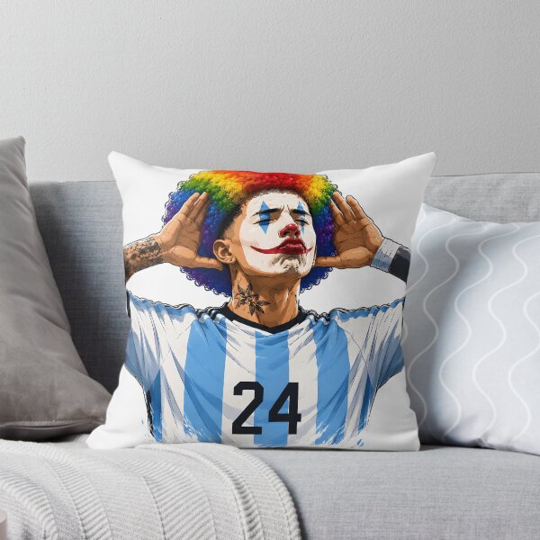Item preview, Funny Argentina Soccer Clown Fan Digital Illustration designed and sold by Mich Designs.