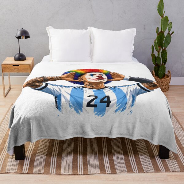 Item preview, Funny Argentina Soccer Clown Fan Digital Illustration designed and sold by Mich Designs.