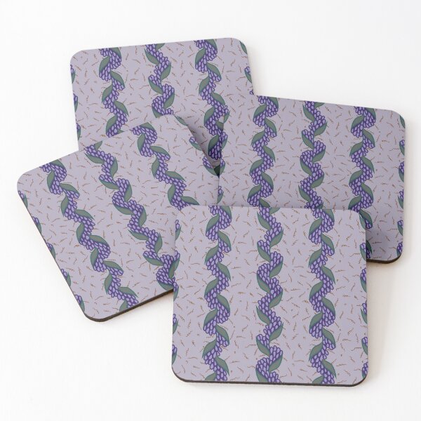 Item preview, Purple Berry Vines designed and sold by Dorothy Marie Design.