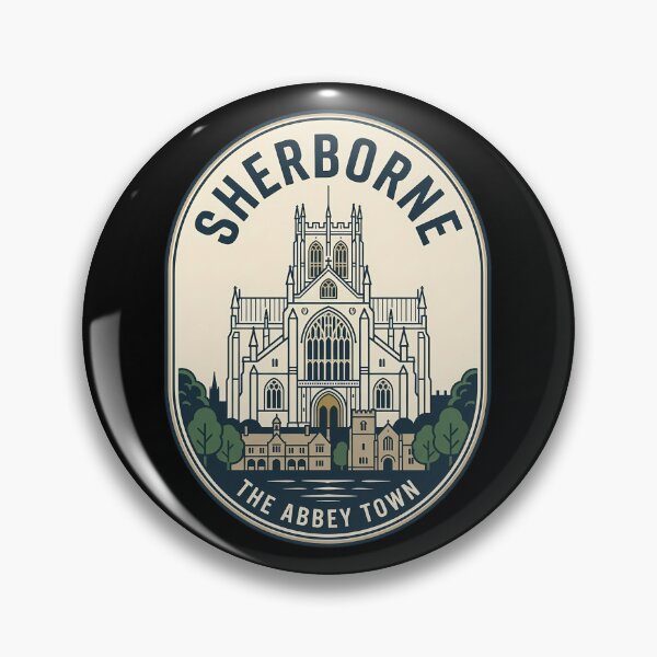 Item preview, Sherborne Abbey Vintage Travel Emblem Dorset England designed and sold by k3rstman1.