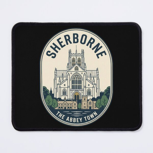 Item preview, Sherborne Abbey Vintage Travel Emblem Dorset England designed and sold by k3rstman1.