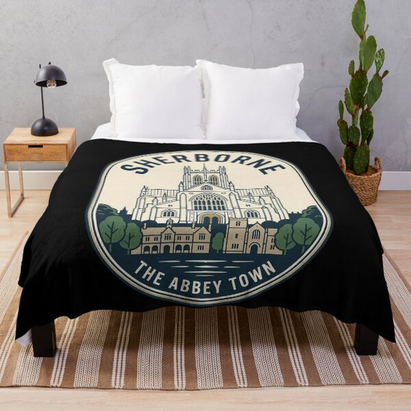 Item preview, Sherborne Abbey Vintage Travel Emblem Dorset England designed and sold by k3rstman1.