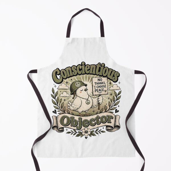 Item preview, Conscientious Objector | No Thanks, I Choose Peace Dove designed and sold by ChickenFund.