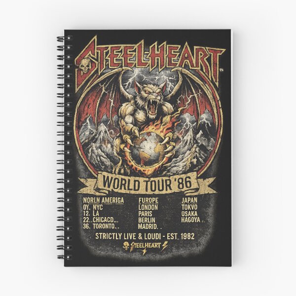 Item preview, STEEL HEART WORLD TOUR ´86 designed and sold by playback63.