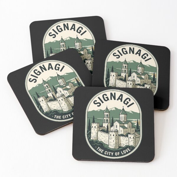 Item preview, Signagi Georgia Vintage Travel Emblem City of Love designed and sold by k3rstman1.