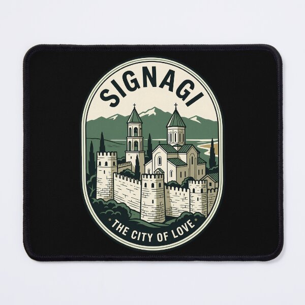 Item preview, Signagi Georgia Vintage Travel Emblem City of Love designed and sold by k3rstman1.