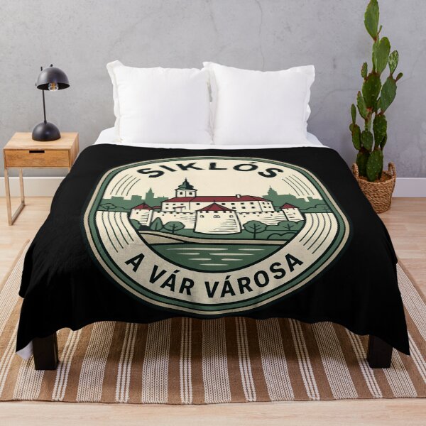Item preview, Siklos Castle Hungary Retro Vintage Travel Emblem designed and sold by k3rstman1.