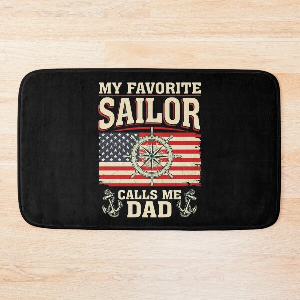 Item preview, My Favorite Sailor Calls Me Dad - Proud Dad of a Sailor designed and sold by Dabbing Turtle Designs.
