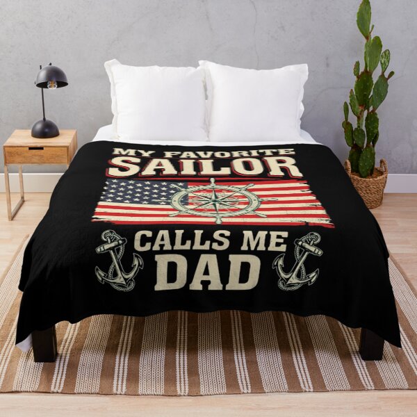 Item preview, My Favorite Sailor Calls Me Dad - Proud Dad of a Sailor designed and sold by Dabbing Turtle Designs.