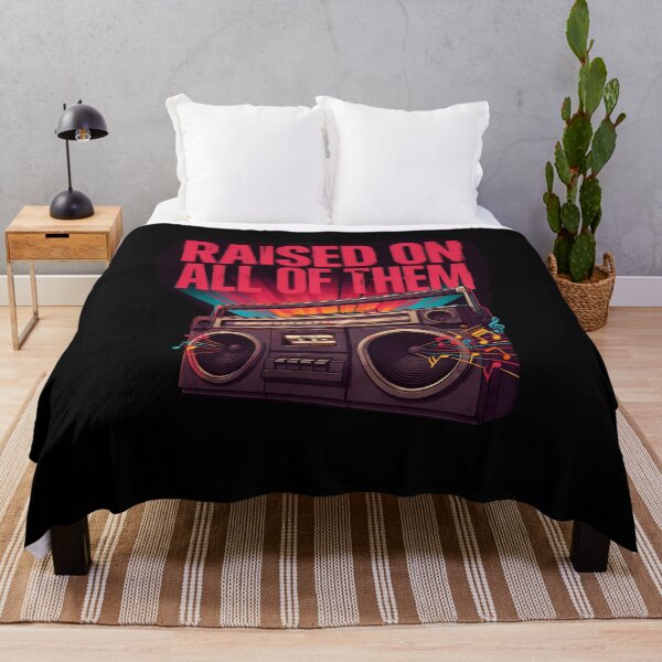 Item preview, Raised On All of Them Vintage Retro Cassette Style for Music Lovers designed and sold by Redgiant87x.