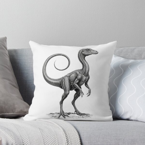 Item preview, Compsognathus - Realistic Minimalistic Black And White designed and sold by Minimalisticaly.