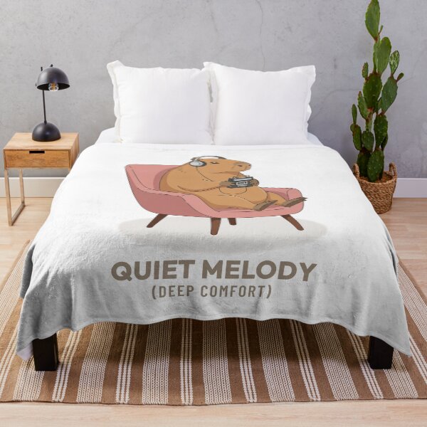 Item preview, Capybara Listening to Music Retro Aesthetic designed and sold by Cozy Vintage Animal.