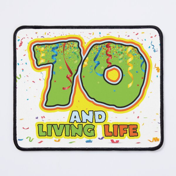 Item preview, 70 and Living Life - Funny 70th Birthday Celebration designed and sold by PCStudio57.