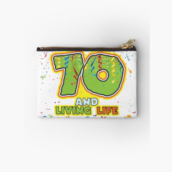 Item preview, 70 and Living Life - Funny 70th Birthday Celebration designed and sold by PCStudio57.