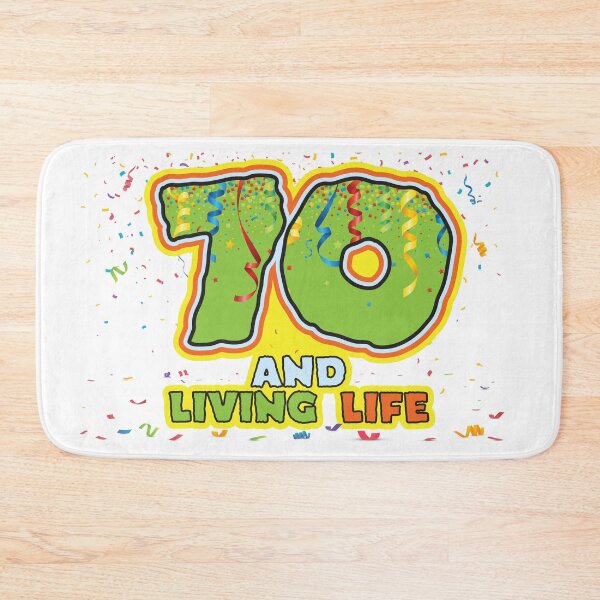 Item preview, 70 and Living Life - Funny 70th Birthday Celebration designed and sold by PCStudio57.