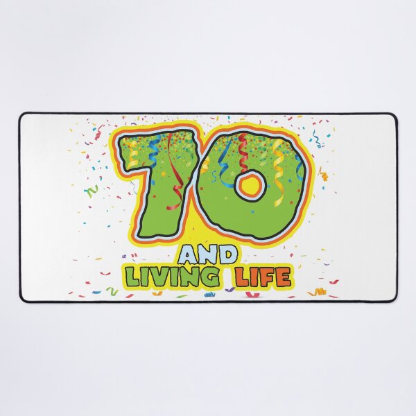 Item preview, 70 and Living Life - Funny 70th Birthday Celebration designed and sold by PCStudio57.