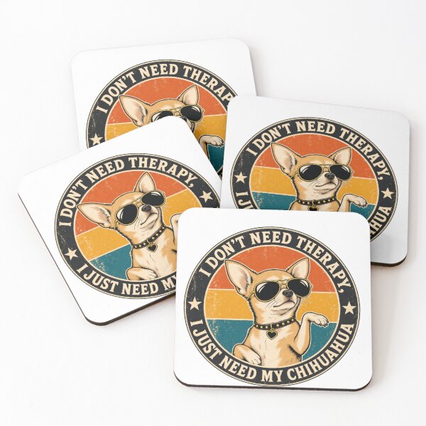 Item preview, I Don't Need Therapy I Just Need My Chihuahua Vintage Retro Dog Mom designed and sold by PETDELUXE .