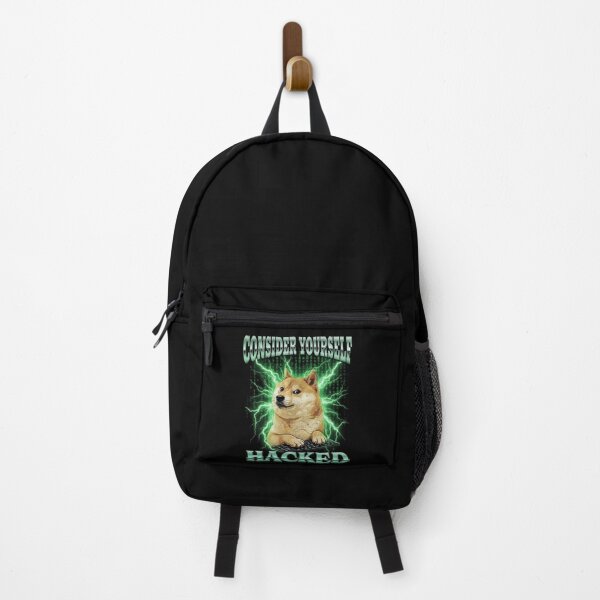 Item preview, Shiba Inu Hacker Shirt Funny Dog Meme T-Shirt Consider Yourself Hacked Tee Cyber Security Tech Humor Top Gift for Programmer [Black Shirt Only] designed and sold by Off-Road-Zone.