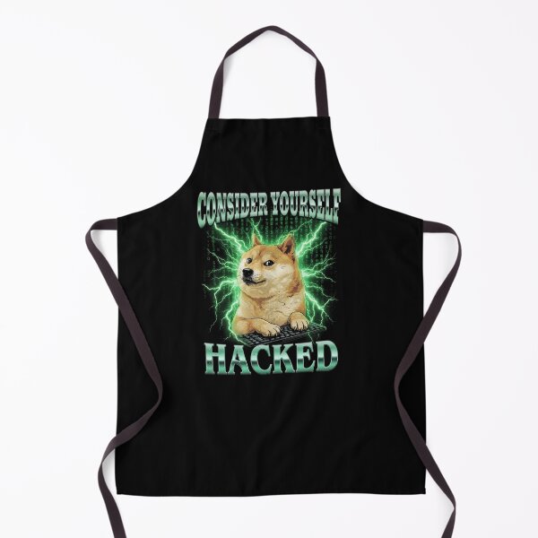 Item preview, Shiba Inu Hacker Shirt Funny Dog Meme T-Shirt Consider Yourself Hacked Tee Cyber Security Tech Humor Top Gift for Programmer [Black Shirt Only] designed and sold by Off-Road-Zone.