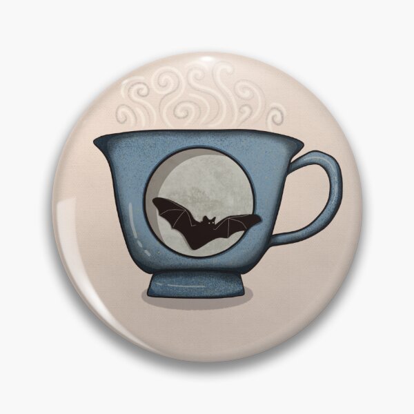 Item preview, Spooky Bat Teacup  designed and sold by YesButNo Design.
