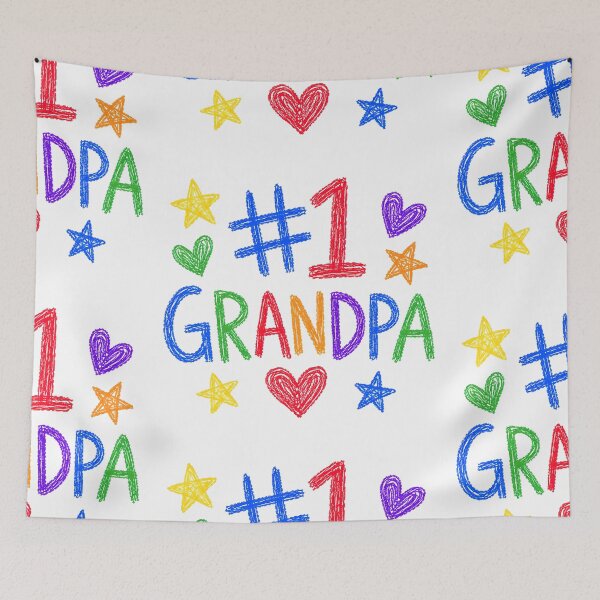 Item preview, #1 Grandpa – Scribbled with Love designed and sold by Stubblejumper Artworks.