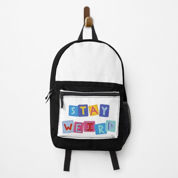 Item preview, Stay Weird colorful block letters designed and sold by AlliDevolve.