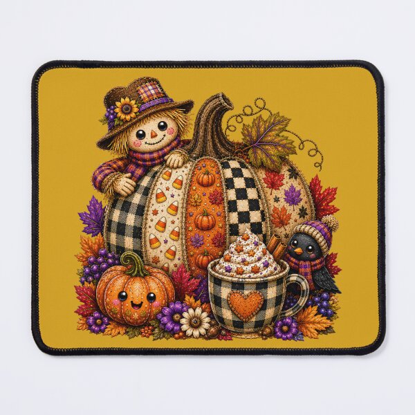 Item preview, Cute Kawaii Fall Pumpkin Scarecrow Shirt | Cozy Autumn Pumpkin Spice Coffee Crow Harvest Aesthetic Design designed and sold by ALH Apparel.